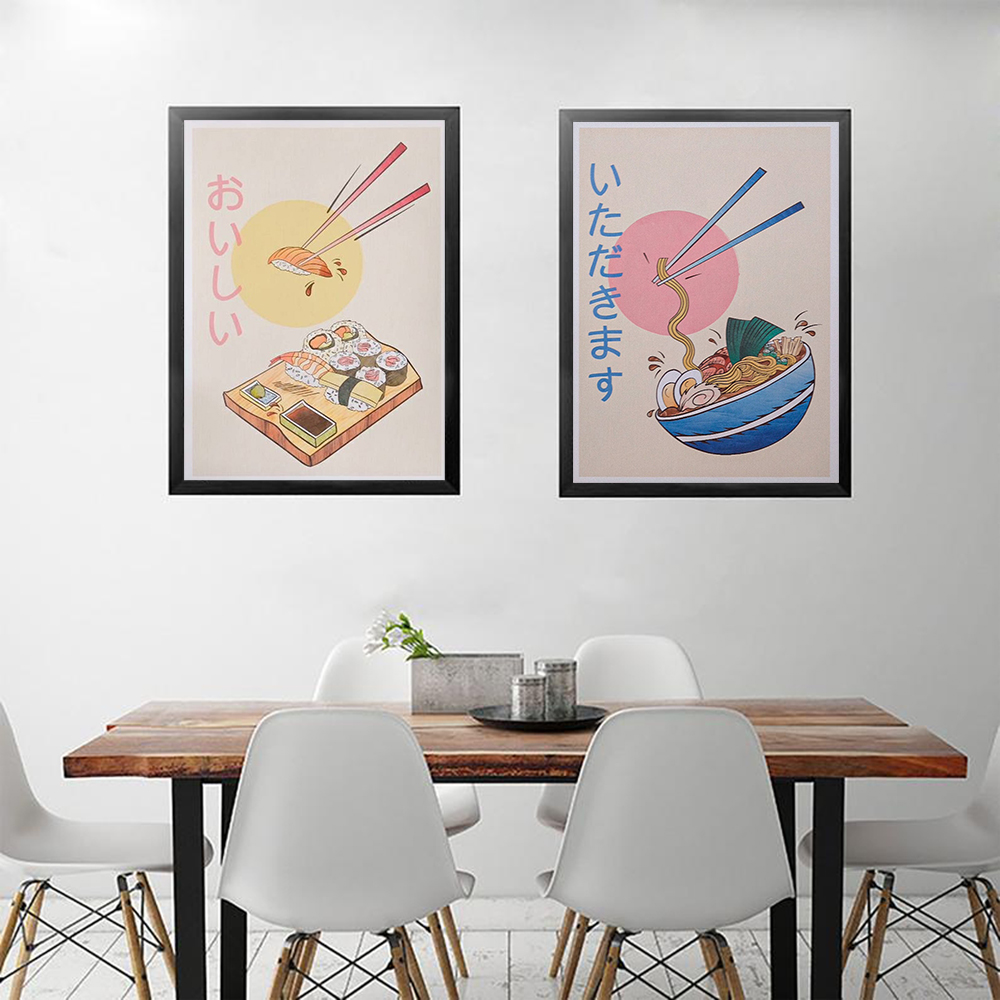 Japanese Lifestyle Home - Japanese Style Kitchen Food Posters and