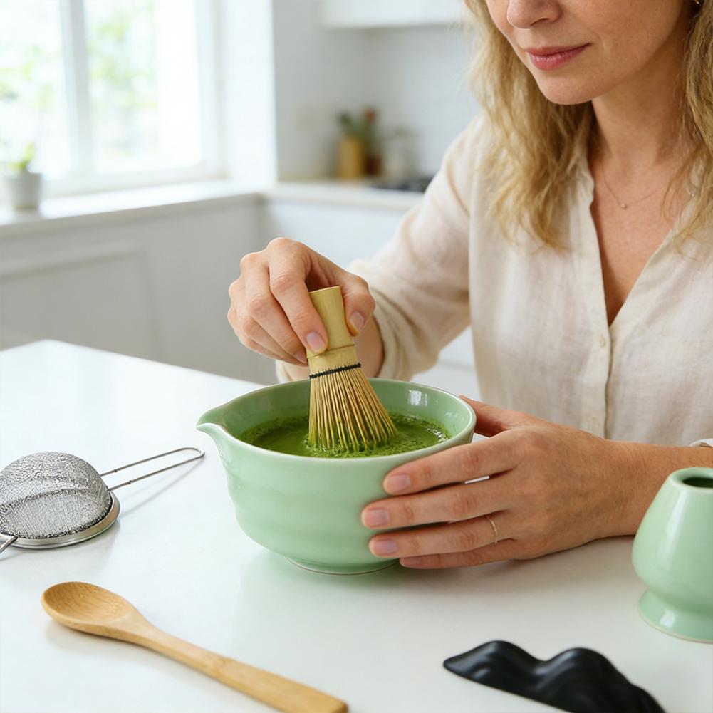 Authentic Japanese Matcha Tea  - Bamboo Whisk Chasen recension och pris