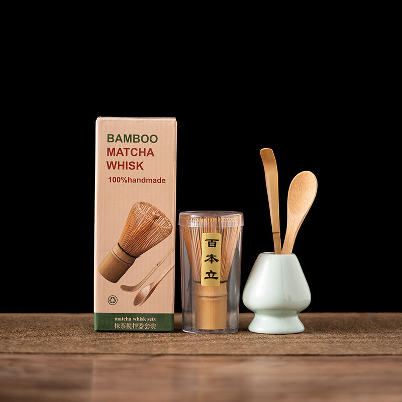 4PCS Bamboo Matcha Whisk Set H - Bamboo Whisk Chasen recension och pris