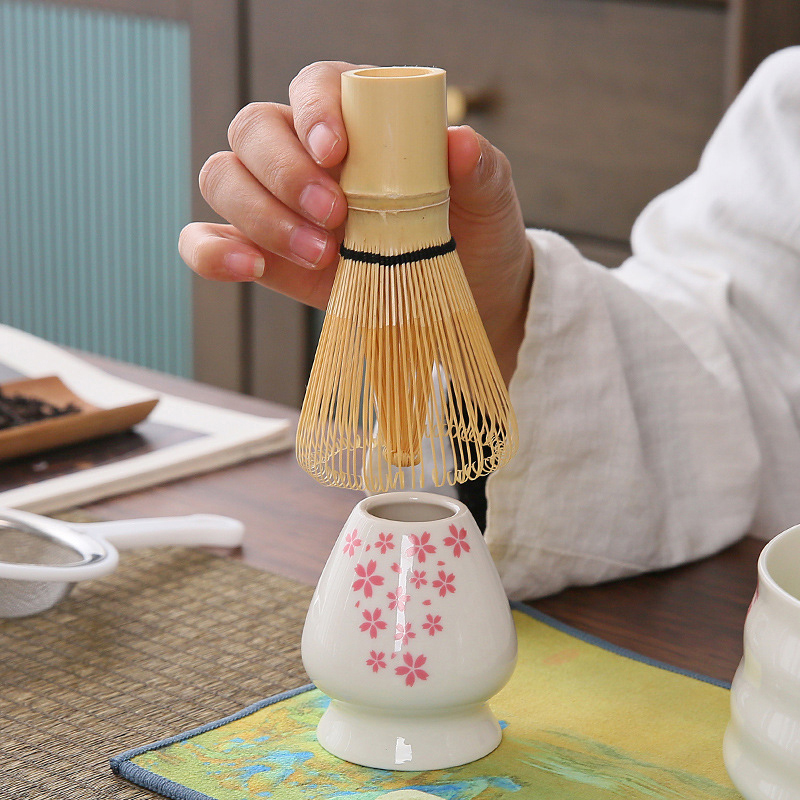 Japanese Ceramic Matcha Green  - Bamboo Whisk Chasen recension och pris